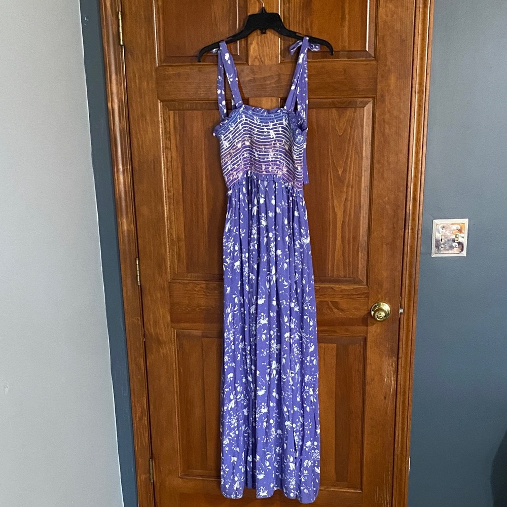 Free People Purple Floral Jumpsuit - Picture 3 of 9